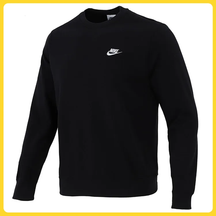 nike耐克男款运动卫衣AS M NSW CLUB CRW FT针织套头衫BV2667-010