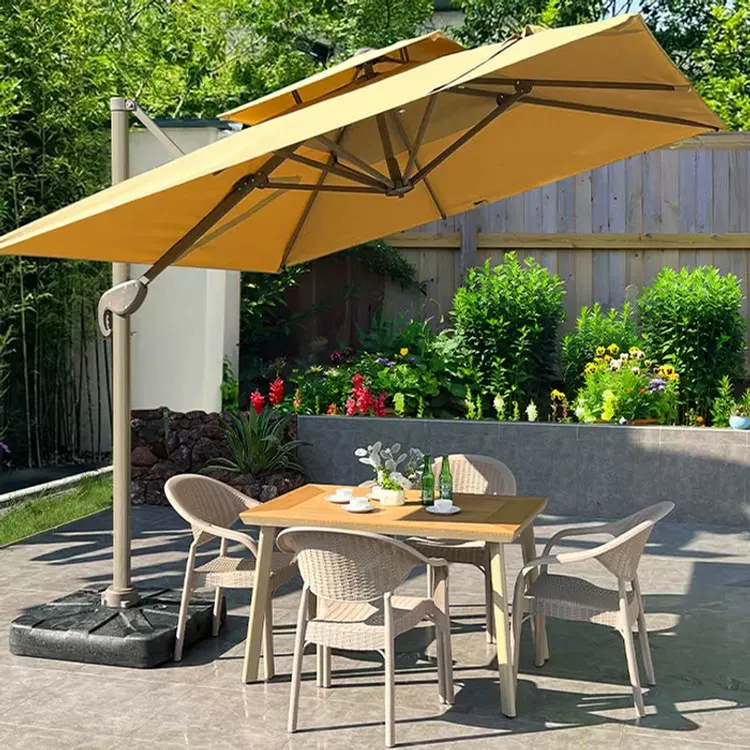 【远茂品牌】高端户外庭院遮阳伞花园别墅露台楼顶家用豪华大罗马