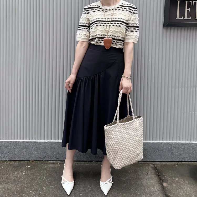 A字裙休闲褶皱风半身裙复古百搭欧美风半身裙女款爆款2025新款
