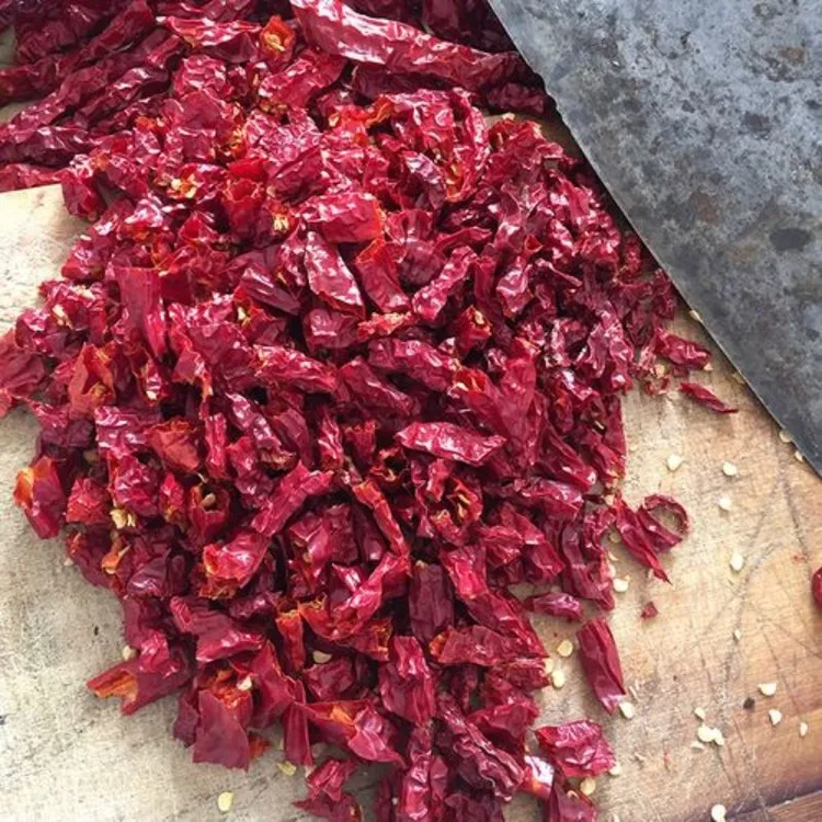 贵州大方皱皮椒鸡爪辣切断干断去籽