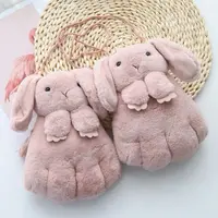 毛茸茸兔子加厚手套