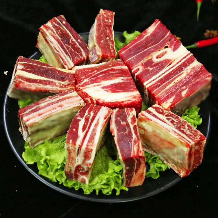 汇柒鲜 阿根廷原切牛肋排切块5斤