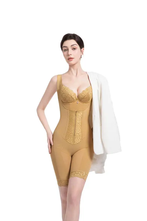 美容院模具银纤维香薰正脊拉链连体衣提臀收腰塑型体雕衣托胸432