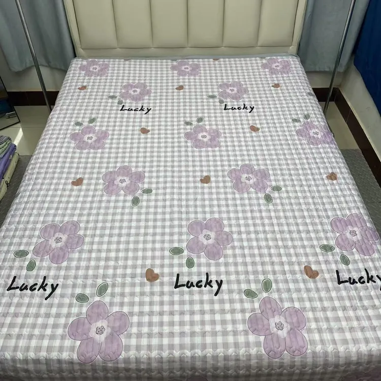 （四季床盖）母婴级水洗棉双面可铺柔软亲肤可机洗