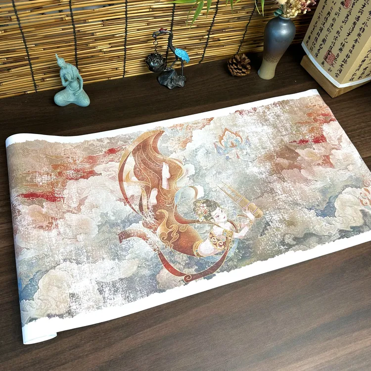 【飞天幻梦】绢布不洇墨书写细腻流畅宣纸