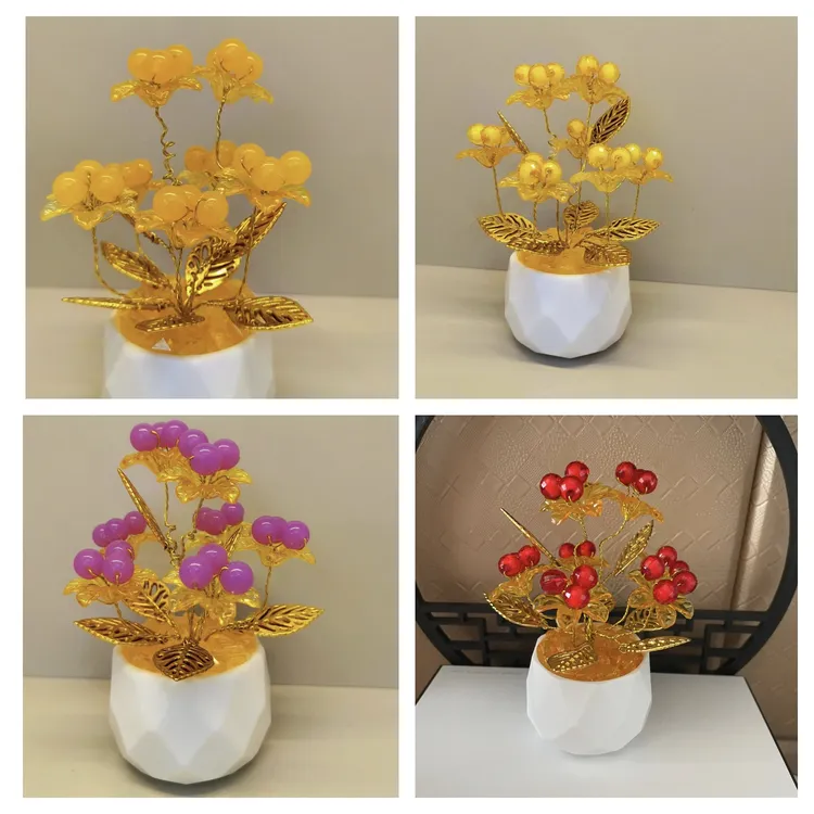 （二宝妈手工）有钱花发财树diy手工材料包