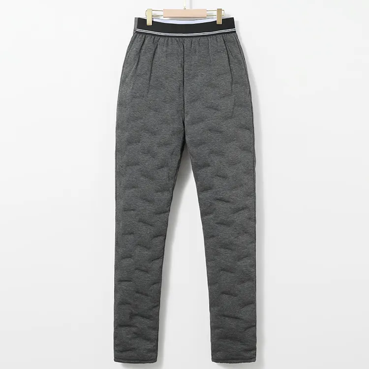 乐裘冬新新款90白鹅绒羽绒裤女时尚保暖内搭外穿高弹加厚加绒高腰