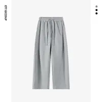GCCDUPE7725cleanfit秋冬松弛简约卫裤男女同款廓形休闲裤90608