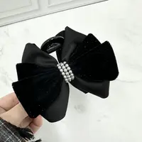 L234夕洛蝴蝶结8cm抓夹韩版气质气质时尚简约迷你