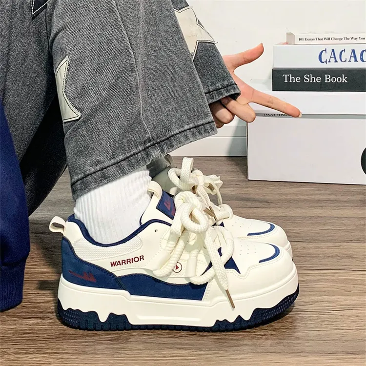 回力美式透气厚底学生2025夏季新款休闲板鞋ins休闲百搭港风鞋子