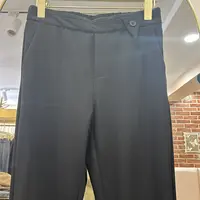 高端显瘦黑色小脚裤23122