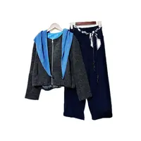 【套装】秋冬季时尚高档套装设计感时装女装服装9692[LYBF]J