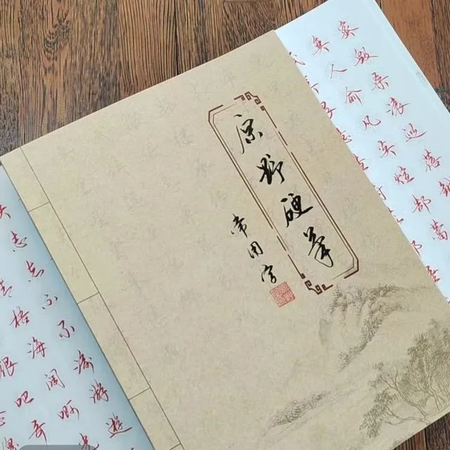 原野硬笔字帖4200常用字行书行楷钢笔手写成年人临摹描红练字帖