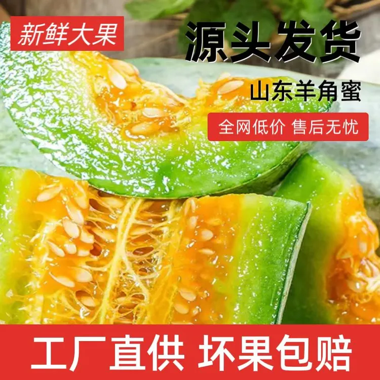 精选羊角蜜甜瓜 脆甜多汁 时令水果 营养丰富/顺丰送货上门