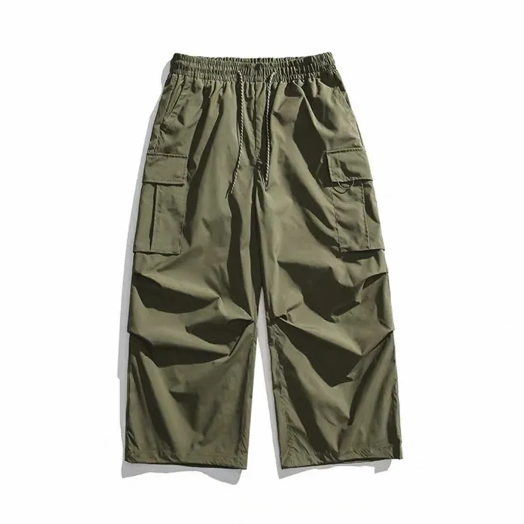 美式简约纯色户外速干工装伞兵裤1325