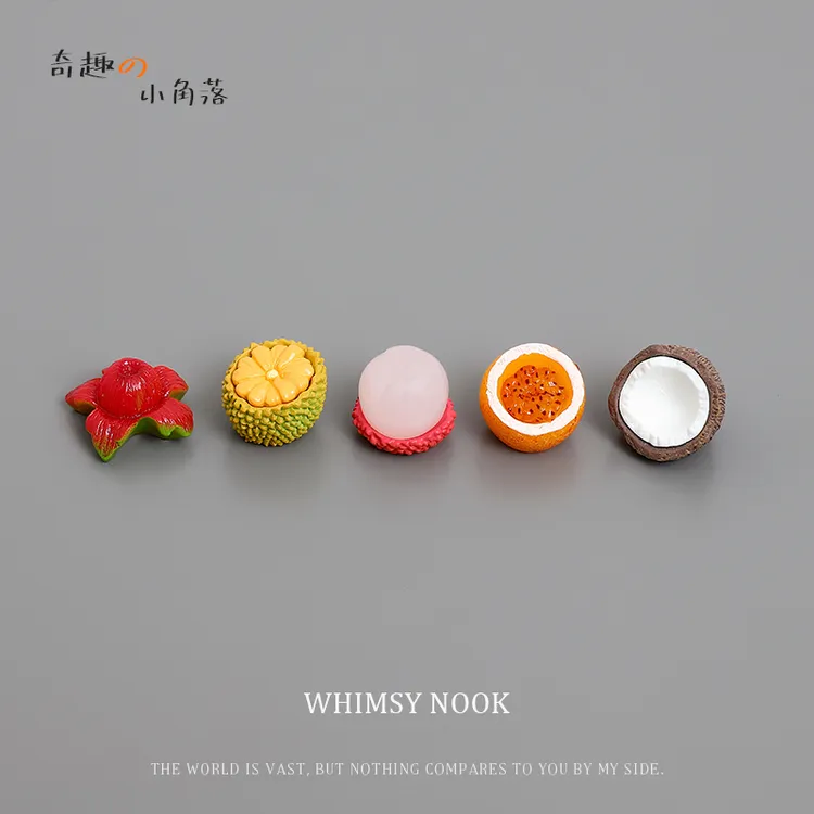 创意水果治愈系车载小摆件新款汽车中控台装饰ins风高级感配饰