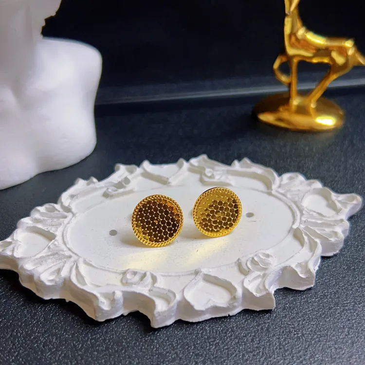 铜合金耳饰 哈尼西牧时尚百搭耳钉#0009489