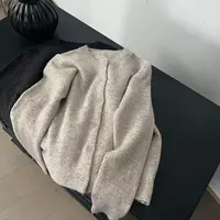 【老头女装定制】软糯通勤百搭显瘦圆领开衫 X-25206