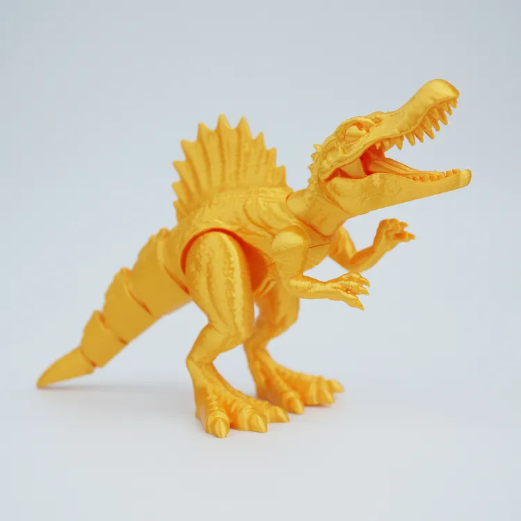 恐龙世界霸王龙玩具3D打印恐龙玩具霸王龙棘龙关节可活动模型礼物