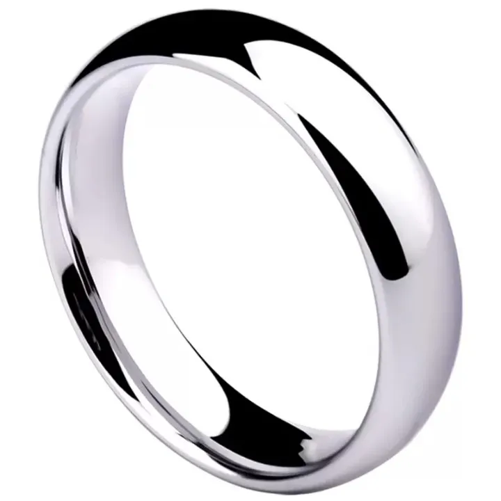 足银戒指 足银999闭口  卡4泥鳅背光圈男女款情侣轻奢大气指环