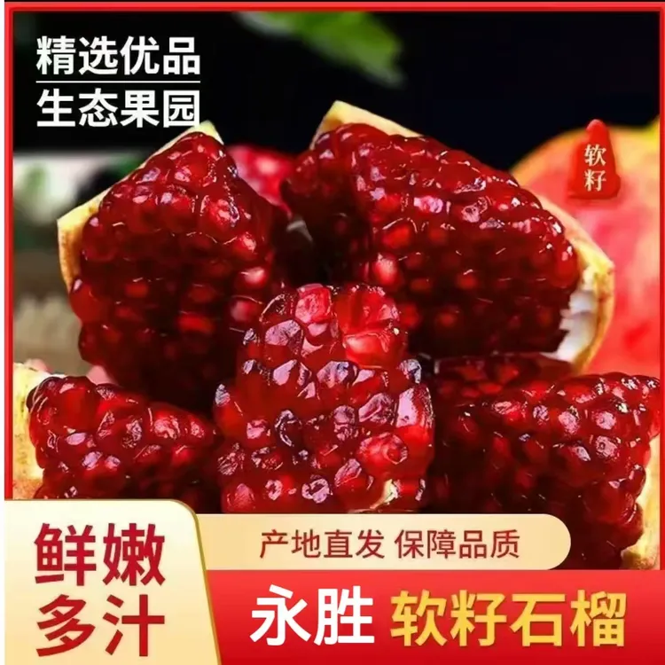 【快递包邮到家】突尼斯软籽石榴新鲜超甜无籽爆汁包邮到家送礼推荐