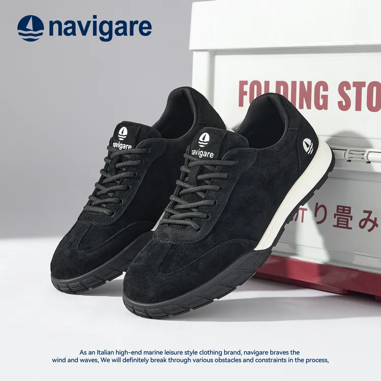 Navigare/纳维凯尔秋季新款男士休闲鞋职场时尚轻便简约百搭ins