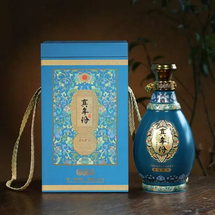 创意陶瓷酒瓶空瓶酒壶1斤3斤5斤礼盒窖藏酒罐景德镇酒坛子摆件