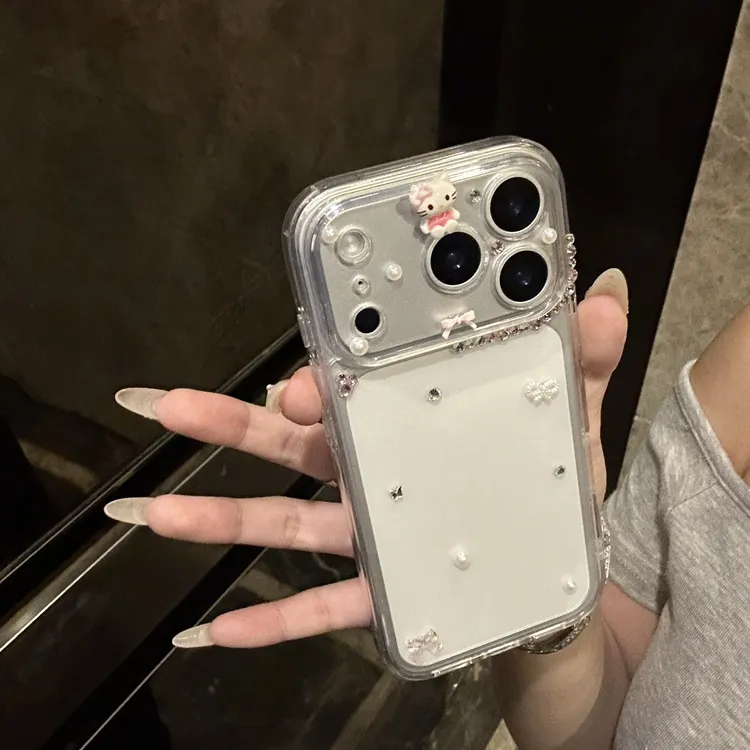 透明可爱甜美kt猫适用苹果17promax/16/15/14