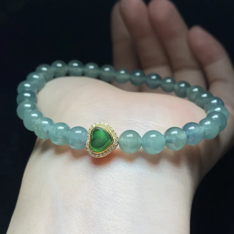 【小北严选】翡翠DIY单圈手串约6mm【多样性发一件】-WH263X26