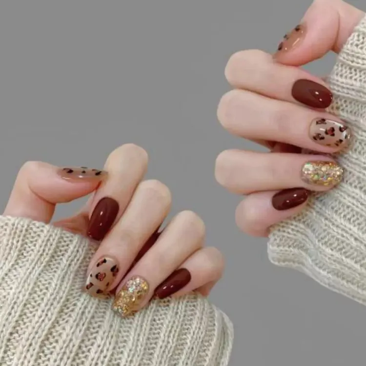 秋冬新款气质百搭日常穿戴甲 10片装