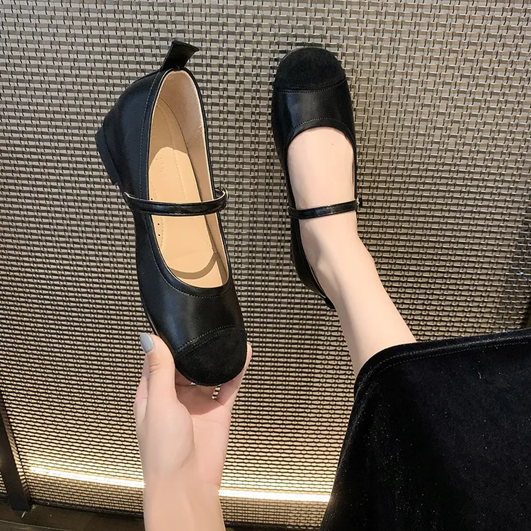 内增高玛丽珍鞋子女ins潮牌百搭2025今年流行鞋子轻奢软底单鞋女