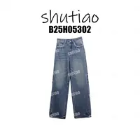 【SHUTIAO】2025秋冬：新款小众设计款牛仔裤B25H05302