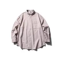 日系cityboy廓形宽松长袖条纹衬衫秋季宽松休闲衬衣外套 1249