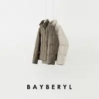 BAYBERYL老贝面包宇治*立领百搭羊毛时尚冬羽绒服YRF5E2629-9/28