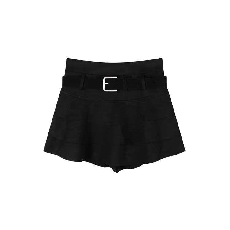 浩哥严选●半身裙预HGQ5BSQ4367A（送皮带）时尚A字百搭显瘦设计款