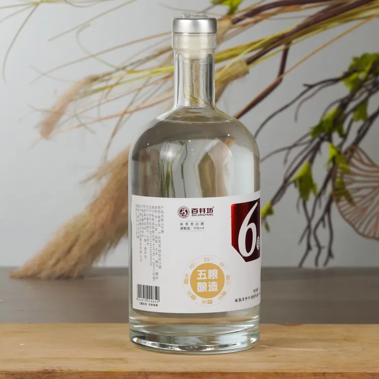 百井坊【六号酒】 浓香型口粮酒固态法52度1000ml