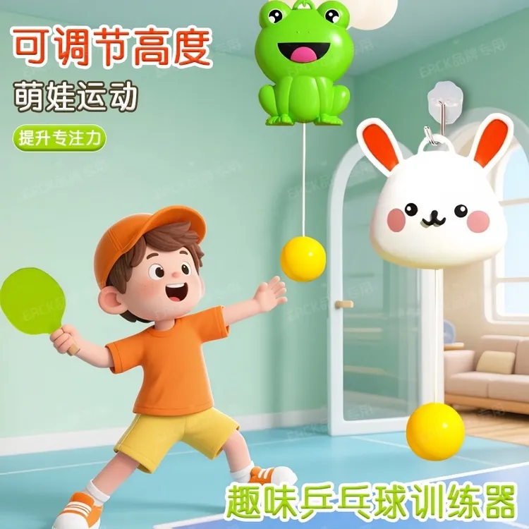 EPCK乒乓球训练器儿童家用健身运动亲子互动提升孩子手眼协调能力商品图