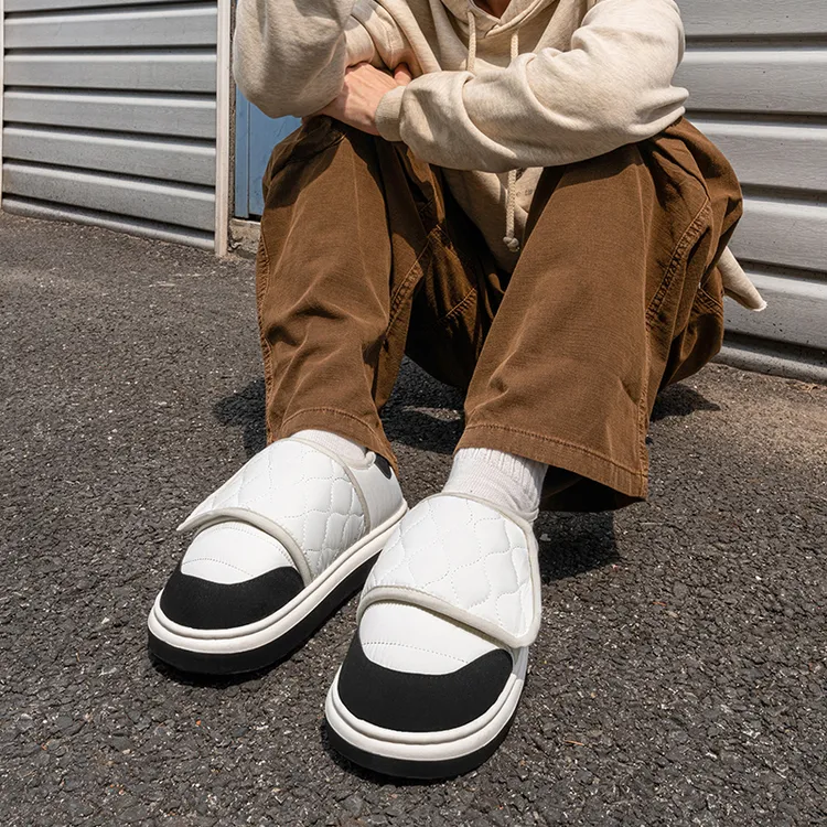 亚束步云2025冬季新款棉鞋情侣居家防滑防风锁温百搭棉拖外穿运动