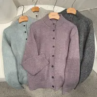 【墨涵精选2】百搭显瘦时尚气质休闲针织衫1583