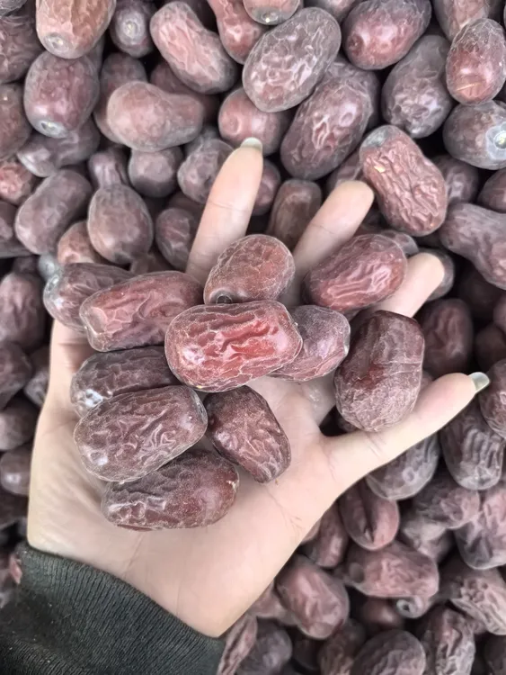 新疆和田大枣3--3.5公分原生态有歪枣自然吊干红枣包邮（嫌干勿拍）