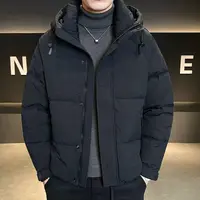 2597男士连帽时尚工装羽绒服外套（衣长75左右）