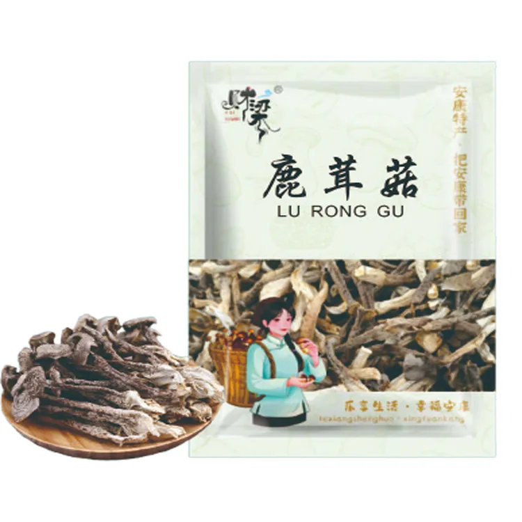 秦巴硒地鹿茸菇煲汤美味食材