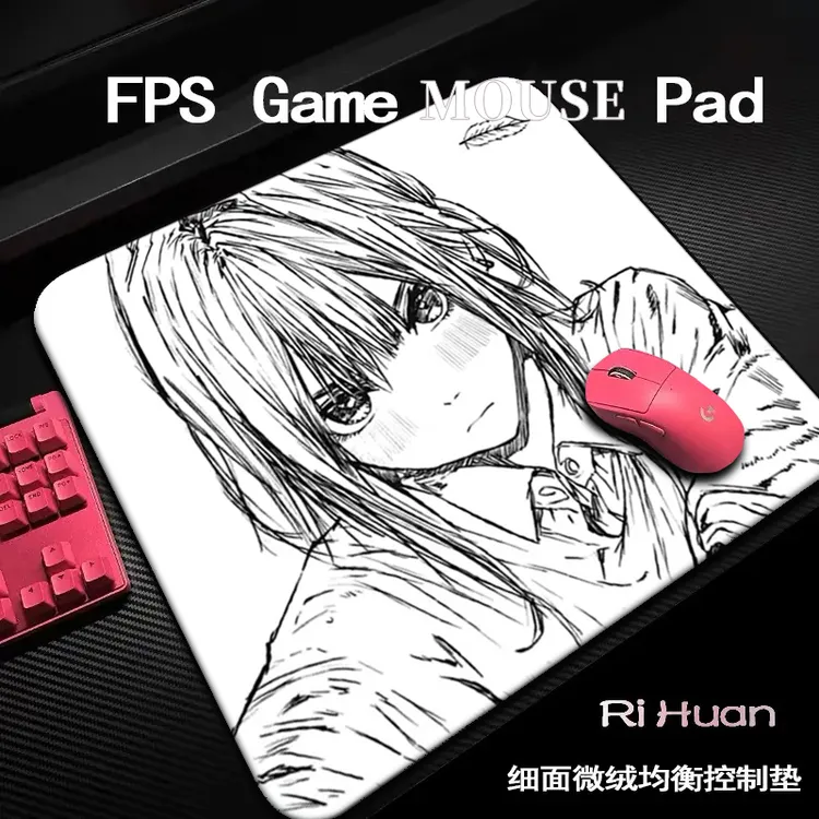 Kuroh欲语鼠标垫电竞专用大号中性细面游戏FPS吃鸡无畏契约专用垫