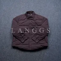  LANGGS&浪叔 25秋季男士衬衫版型白鸭绒轻薄羽绒服-M52557E