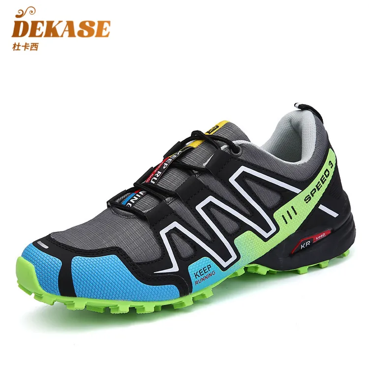 Dekase 户外登山鞋男2025新款韩版百搭越野户外大码休闲运动鞋男