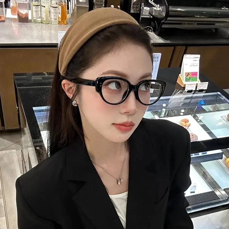 秋冬百搭纯色宽边针织发箍女高颅顶头箍洗脸发带韩版高级感发饰