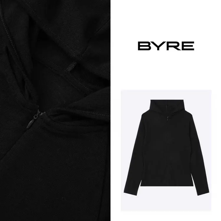 BY905 连帽拉链款羊毛衫【干洗】