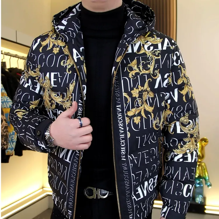 【阿东男装】8369男士高品质时尚潮流连帽款羽绒服