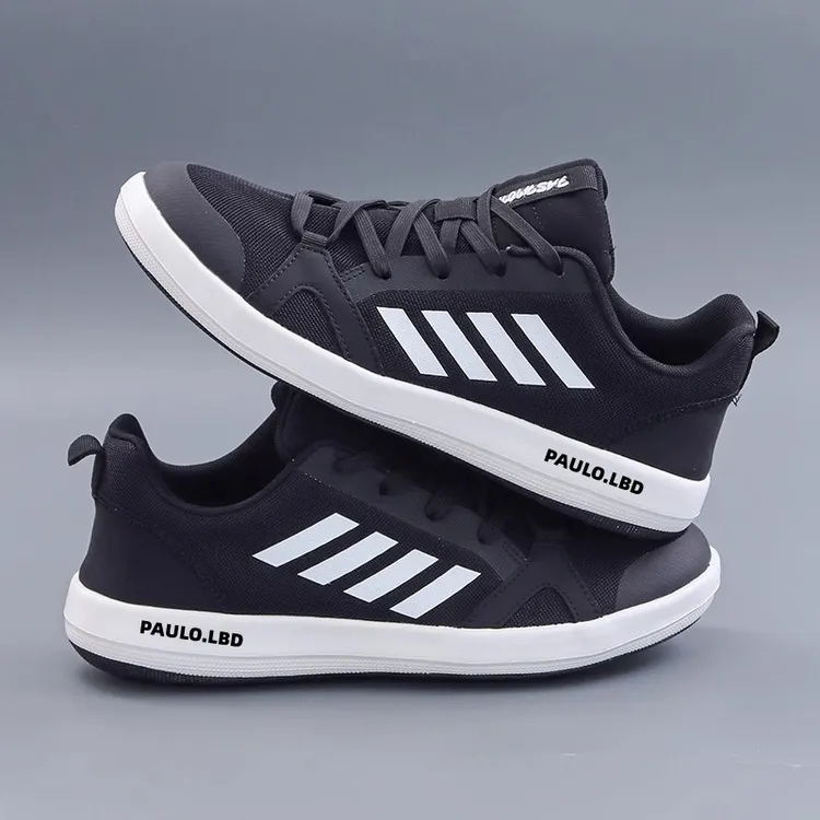 2025夏季新款透气网鞋男鞋平底百搭软底户外运动鞋黑色休闲鞋板鞋