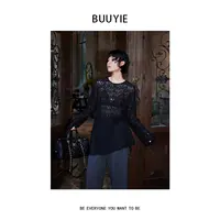 BUUYIE 25SS【软开】 秋季新款慵懒风宽松显瘦上衣 250936